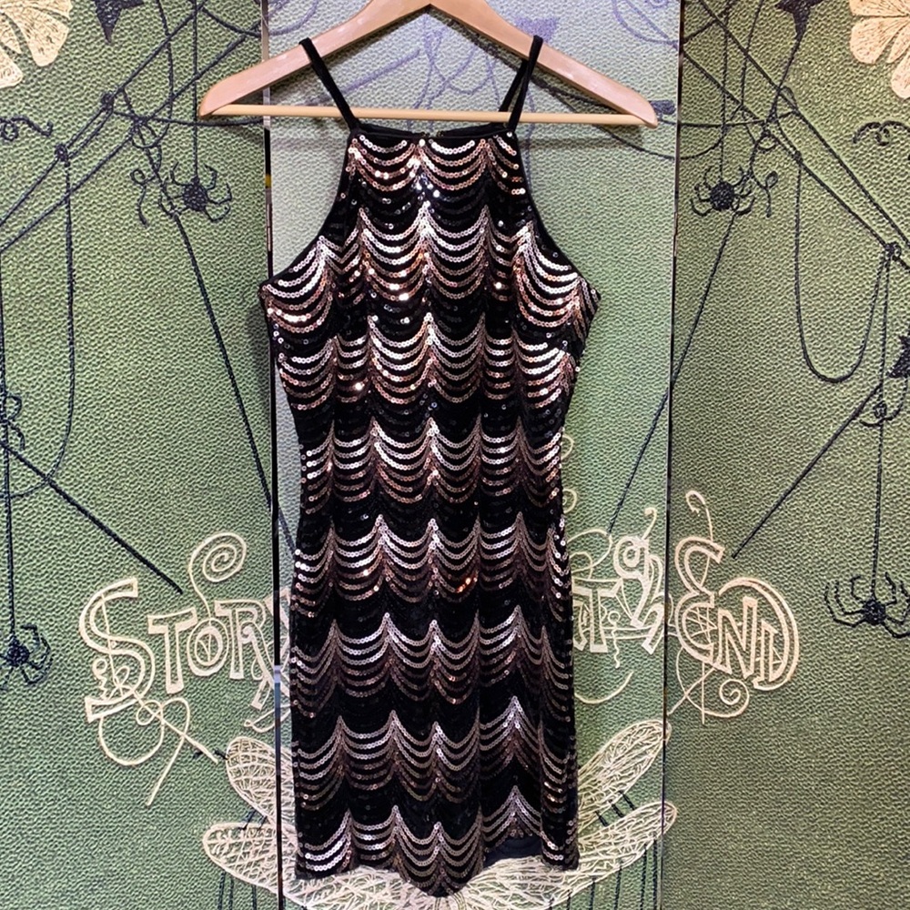 akira sequin dress - medium